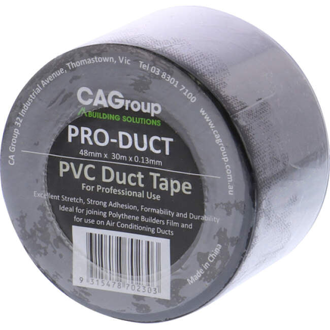 Consolidated Alloys 48mm x 30 Meter Duct Tape Black