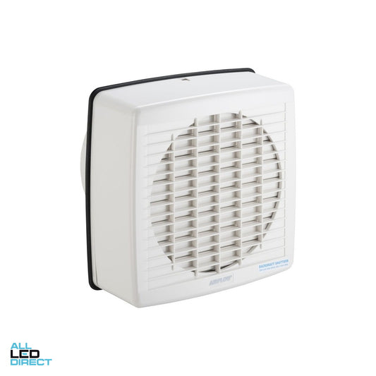 Clipsal 200mm AIRFLOW Square Window Exhaust Fan With Auto Louvre ALL LED Direct