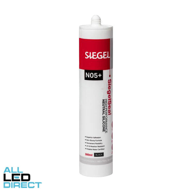 SiegelSeal N05+ Premium All Purpose Silicone Black 300ml