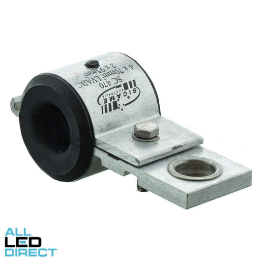 Sicame Suspension Clamp Aluminium Body With Stainless Fastners Suitable For 4 Core 70mm Or 2 Core 95mm Cable