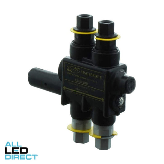 Sicame House Service Connector With Double Bolts & Yellow Clips