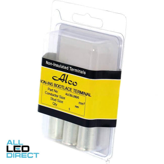 Wattmaster 95mm Non Insulated Bootlace Terminal Pack of 5