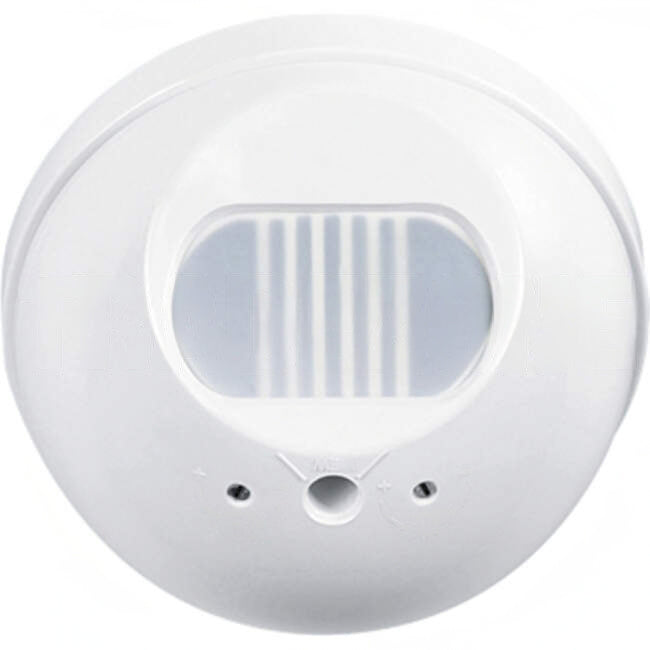 Clipsal 120 Degree 2 A 3 Wire Surface Mounted Wall PIR Movement Sensor Dome IP20 With 6 Metre Detection Range White