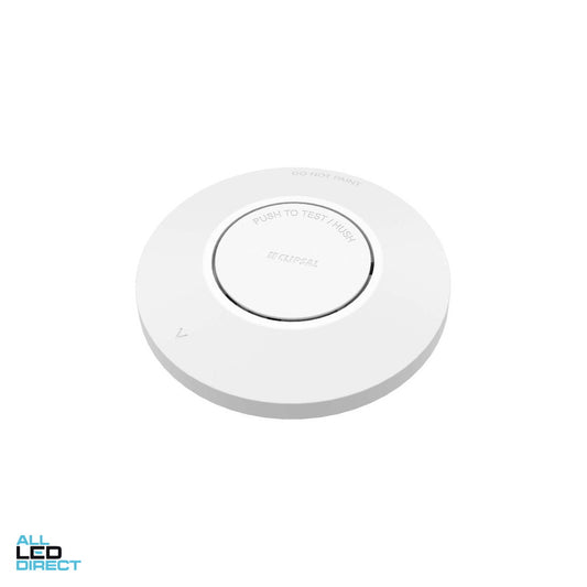 Clipsal Fire Tek Surface Mounted Photoelectric Wireless Interconnect Smoke Alarm With 10 Year Lithium Battery