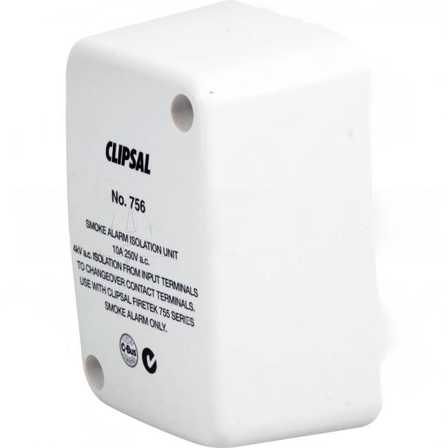 Clipsal Fire Tek Isolation Unit Compatible With All Clipsal Smoke Alarm