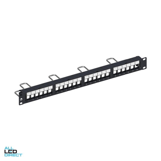 CommScope 24 Port 1U Discrete Distribution Moduel Panel Unloaded for SLX C6A jacks