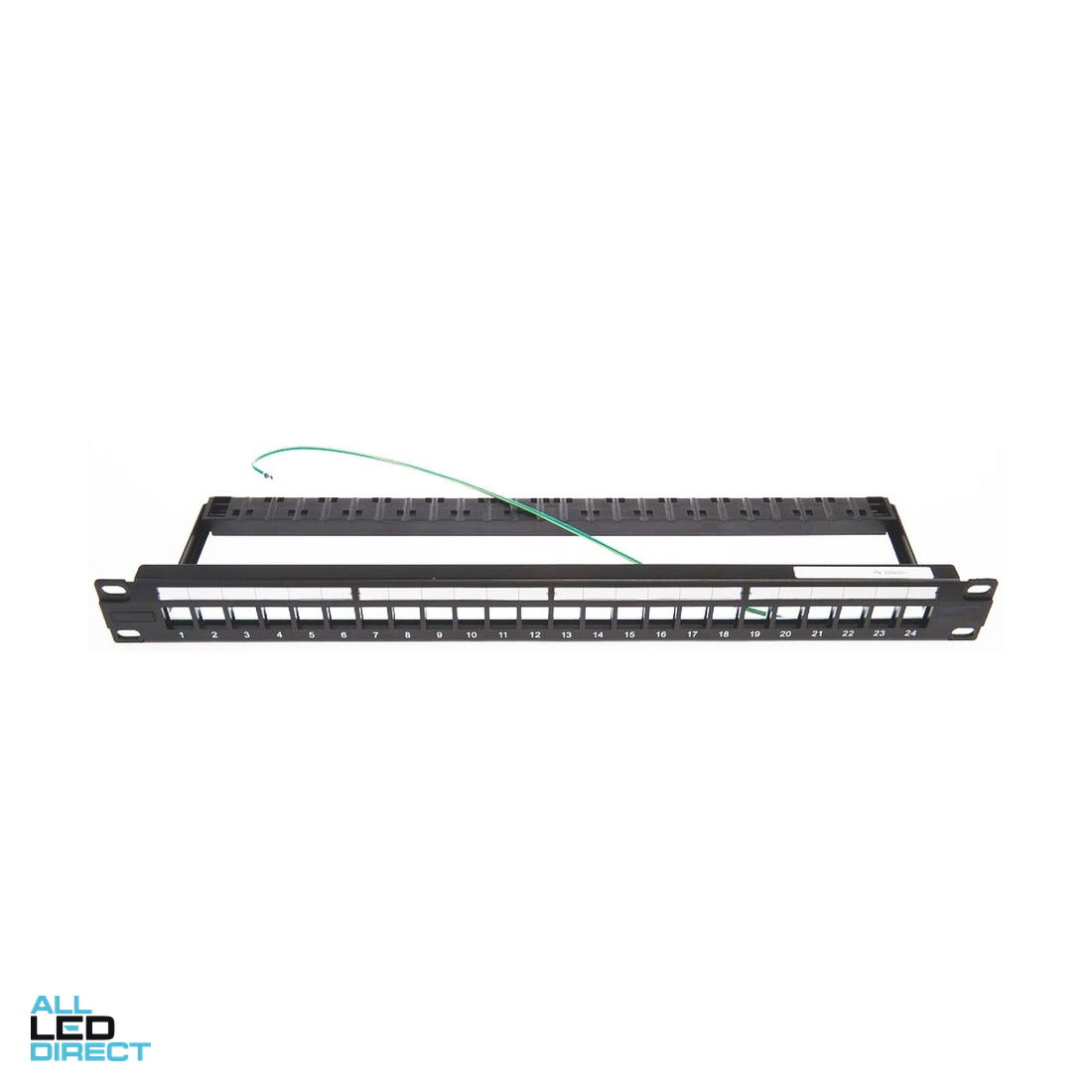 CommScope 24 Port 1U Shielded Modular Panel for keystone KJX C6A jack (not SL) unloaded
