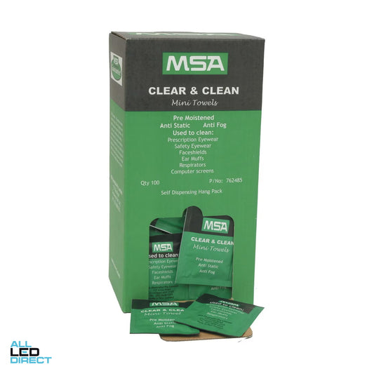 MSA Clear & Clean Mini Towels Box Of 100