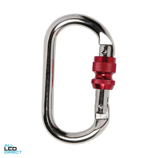 MSA 15mm Screw Gate Aluminium Karabiner