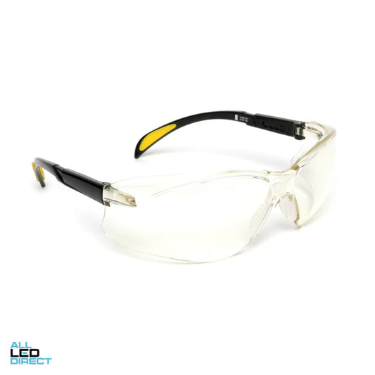 MSA BLOCKZ Safety Glasses With Black Frames & Clear Anti-fog Lenses