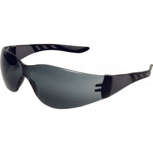 MSA CAGE Safety Glasses With Black Frames & Smoke Anti-Fog Lenses