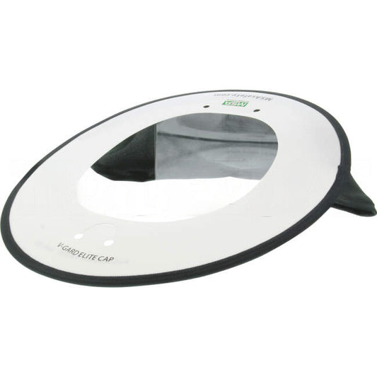 MSA Snap Brim Sunshade With Neck Flap Suitable For V-Gard Elite Hard Hats White/Green