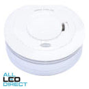 Brooks Surface Mounted Photoelectric RadioLINK 10-year Lithium Battery Smoke Alarm Externally Powered For Residential Systems