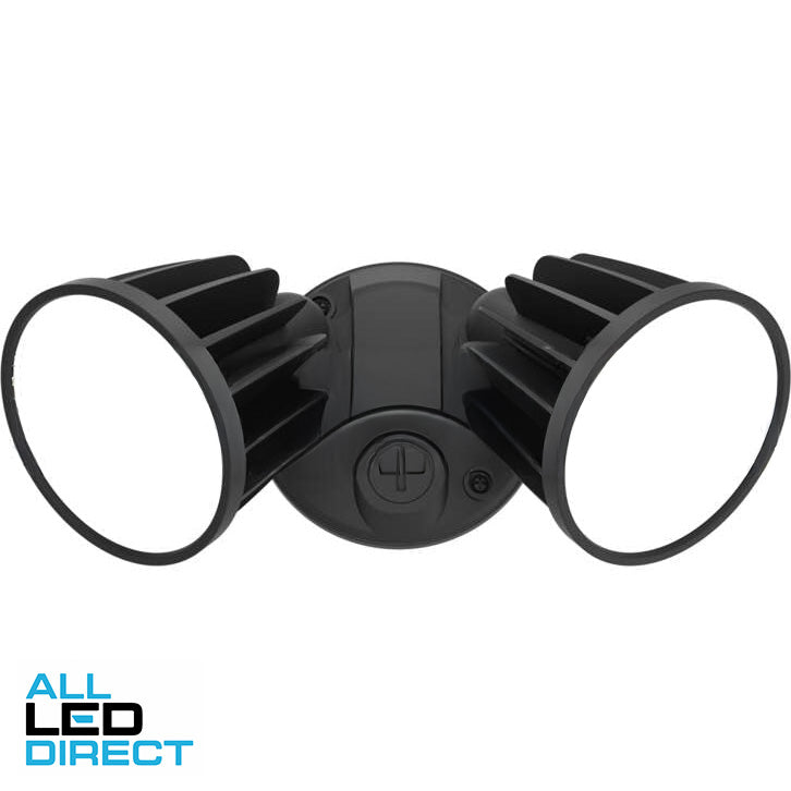 SAL 30 Watt STARGEM III Weatherproof IP54 LED Twin Spot Light Black 3000/4000/5700K