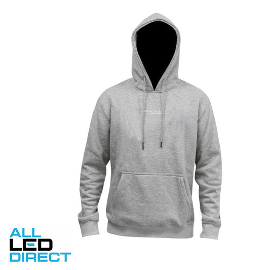 All LED Direct 2024 Hoodie Light Grey Size Medium