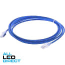 Molex 3 Metre RJ45 LS0H CAT6A 28 AWG Thin Patch Lead Blue