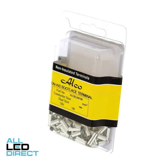 Wattmaster 70.0mm Non Insulated Bootlace Terminal Pack of 10