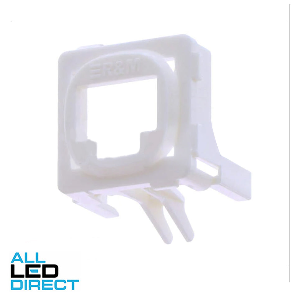 R&M Bezel For FREENET JACK+Clipsal Faceplate WHITE