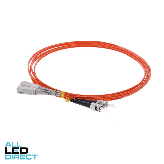 Select Data OM1 Duplex Patch Lead  ST - SC Connector 2 Meters