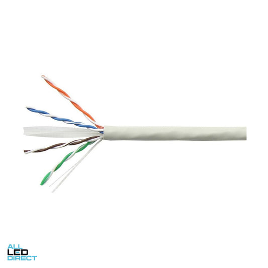 CommScope CAT6 Copper Cable Twisted Pair U/UTP 24AWG Unshielded Grey 305m Reel Speed Crate Dispenser