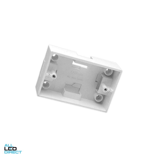 Clipsal 38mm 1 Gang Surface Mounting Block White
