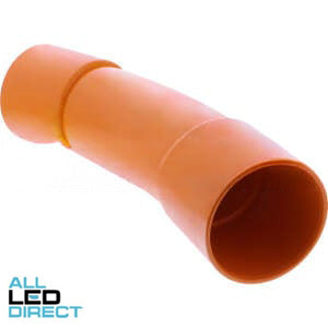 APP 100mm 22.5 Degree 600mm Radius Heavy Duty Sweeping Conduit Bend Orange - Green Star Certified
