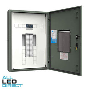 NHP 24 Pole CONCEPT PLUS Din-T Distribution Board 250 Amp NC Chassis & 160 Amp Isolator Main Switch Grey IP42