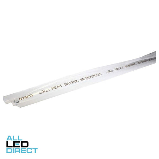 Wattmaster 70mm Shrinks To 35mm Thin Wall Heatshrink 1.2 Metre Transparent