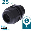 Enphase IQ7 25mm 2 Hole Solar Nylon Cable Gland Suitable for Single and Three Phase Each