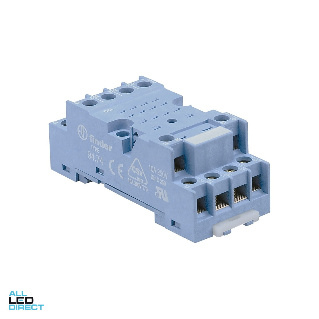 NHP FINDER Base For 55.34 Relay ALL LED Direct