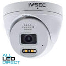 IVSEC 4MP 2.8mm Turret IP Security Camera With LED Alert 2 Way Audio & Full Colour Night Vision