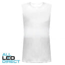 2024 All LED Direct Branded Muscle Top White Size XL
