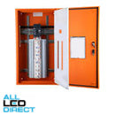 NHP 60 Pole CONCEPT PLUS Din-T Distribution Board 250 Amp NC Chassis & 160 Amp Isolator Main Switch Orange IP42