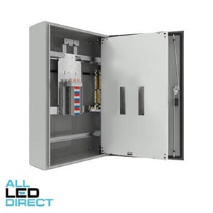 B&R 24 Pole SUPERIOR Distribution Board with 24P Extra DIN Space IP66 RAL7035