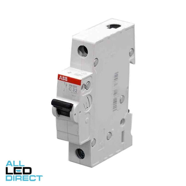 ABB 32 Amp Miniature Circuit Breaker MCB C Curve 1 Pole 6kA