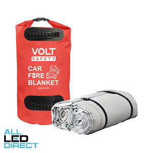 Volt Safety EV Car Fire Blanket 9m x 6m Heavy Duty with Storage Bag
