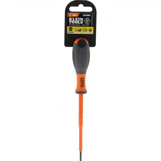 Klein Tools 1000v 100mm VDE Insulated Screwdriver 3.0mm