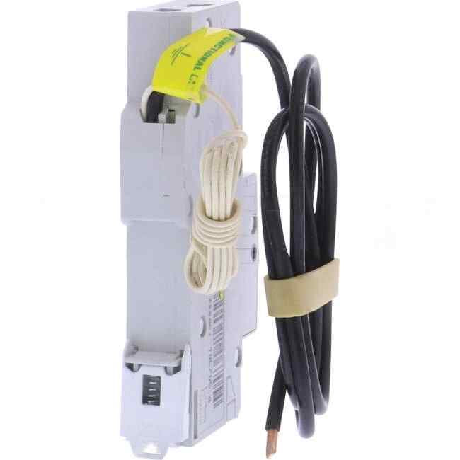 Hager 40 Amp Miniature Circuit Breaker & Residual Current Device MCB/RCD RCBO C Curve 1 Pole 6kA 30mA - Default Title (ADA140T)