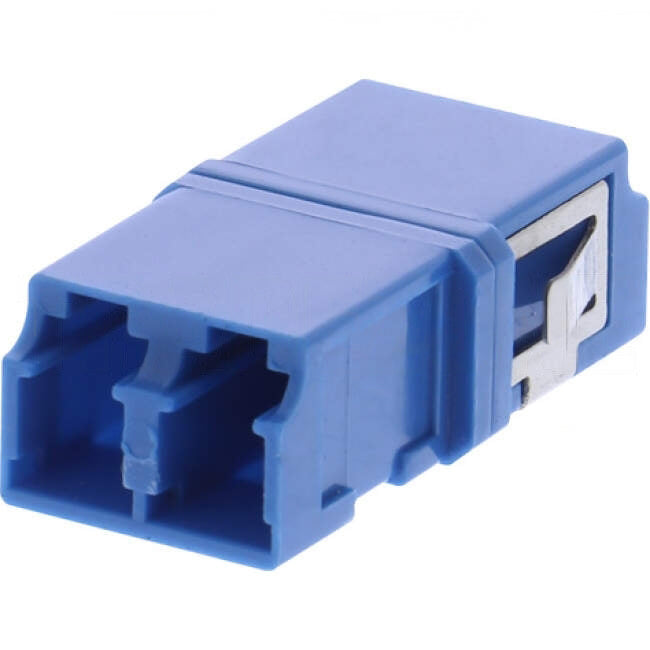 AFL Fibre Optic LC Duplex Reduced Flange Adapter Blue