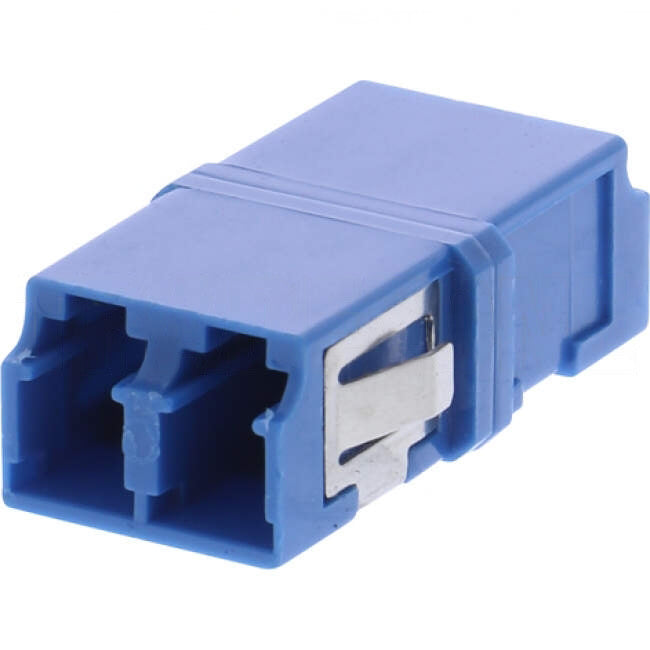 AFL Fibre Optic LC Duplex Reduced Flange Adapter Blue