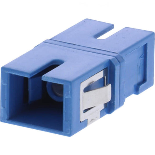 AFL Fibre Optic SC Simplex Reduced Flange Adapter Blue