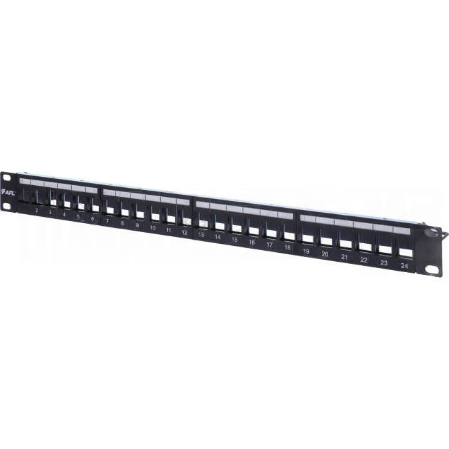 AFL 24 Port Copper Patch Panel Unloaded