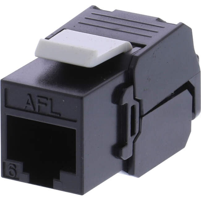 AFL CAT6 RJ45 UTP Data Mech Black