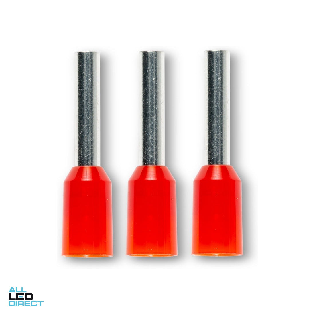 Wattmaster 1mm Bootlace Pin Terminal Red Pack of 500 ALL LED Direct