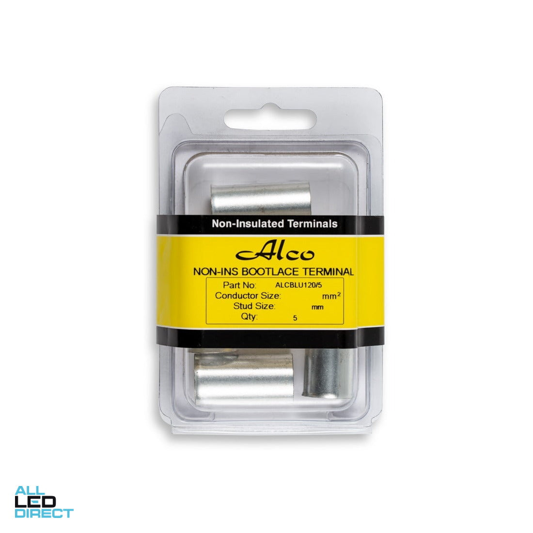 Wattmaster 120mm Non Insulated Bootlace Terminal Pack of 5 ALL LED Direct