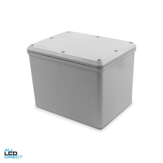 Wattmaster 230mm x 175mm x 160mm PVC Weatherproof Junction Box Grey ALL LED Direct