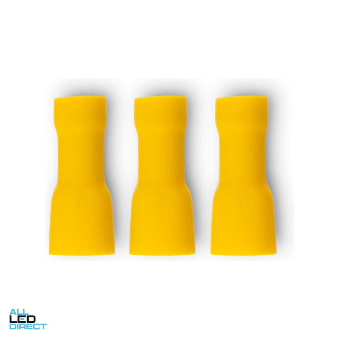 Wattmaster 4.0-6.0mm Quick Disconnect Fully Insulated Terminal Yellow Pack of 50 ALL LED Direct