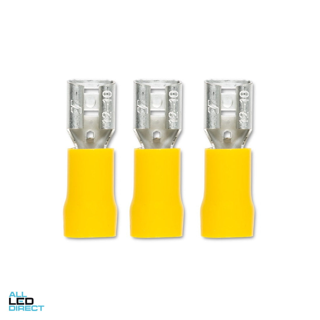 Wattmaster 4.0-6.0mm Quick Disconnect Yellow Pack of 50 ALL LED Direct