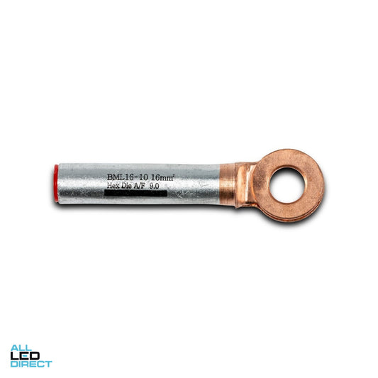 Wattmaster Copper Lug Suitable For 16mm Cable With 10mm Hole ALL LED Direct