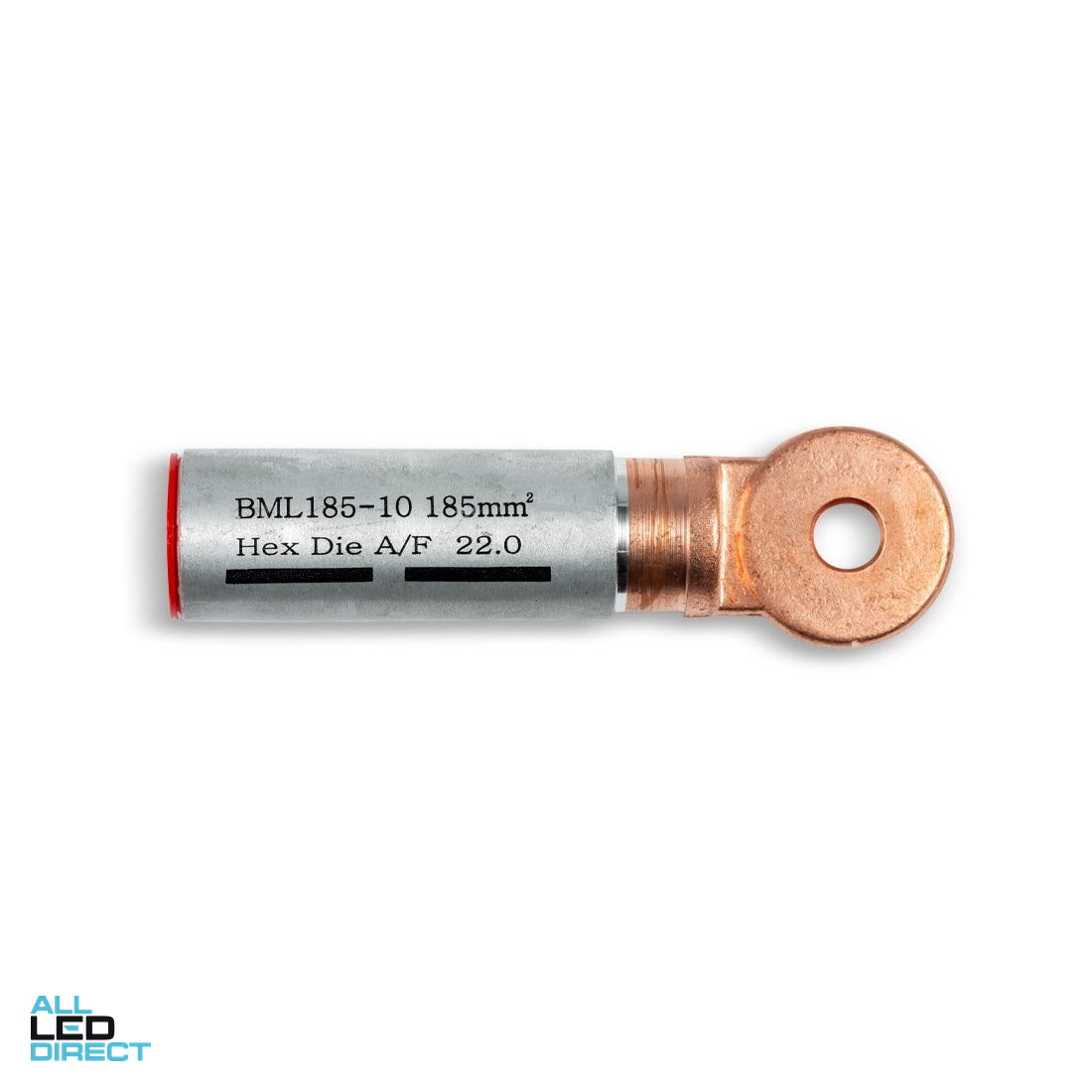Wattmaster Copper Lug Suitable For 185mm Cable With 10mm Hole ALL LED Direct